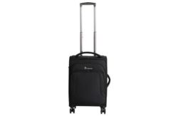IT Luggage Megalite Semi-Expandable 8 Wheel Suitcase - Black